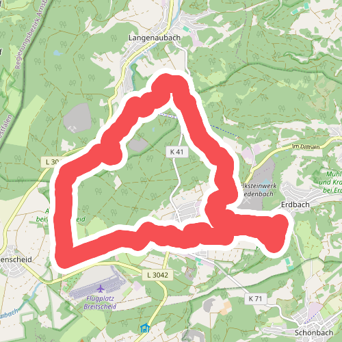 Rothaarsteig-Spur Breitscheider Höhlenweg