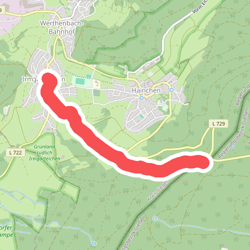 nördlicher Rothaarsteig-Zuweg Irmgarteichen