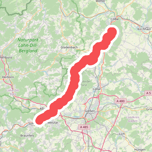 Elisabethpfad Altenberg - Marburg