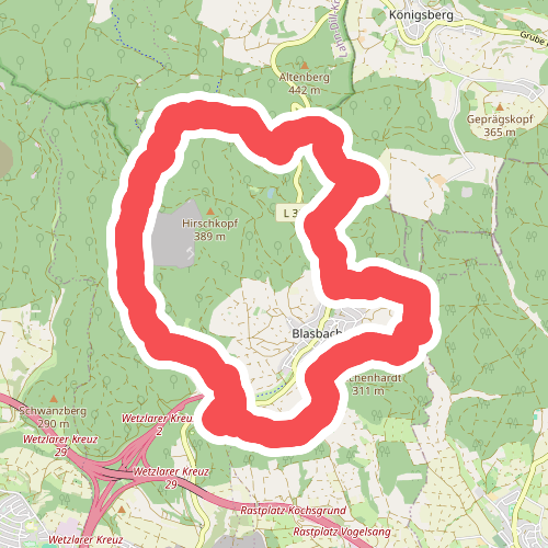 Grenzweg Gemarkung Blasbach