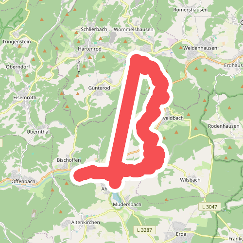 Wanderweg E8 / Alte Bäume