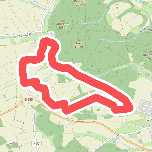 [W3] Ortsrundweg Oberweimar - Allna - Oberweimar