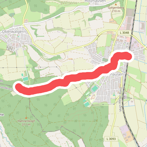 Zugangsweg zum Lahnwanderweg (ab Bahnhof Fronhausen)