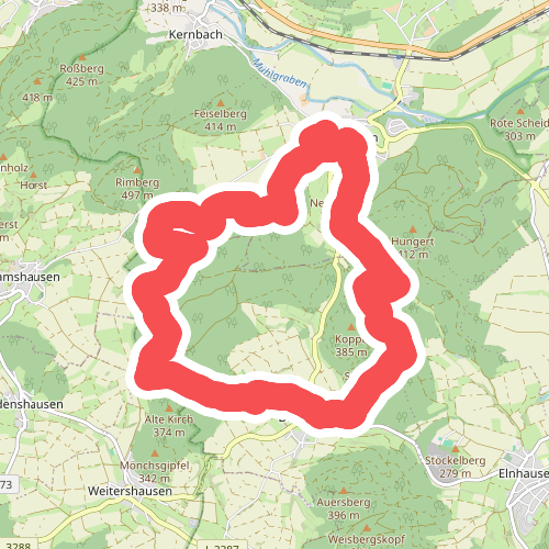 Rundwanderweg Caldern - Dilschhausen - Caldern