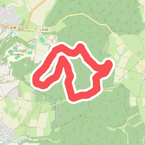 Grünberg - Nordic 2 Raubschloß-Route