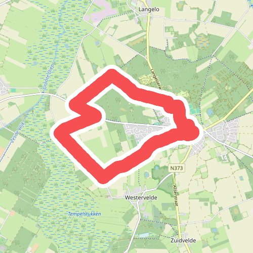Groene paaltjesroute Norg | richting Een