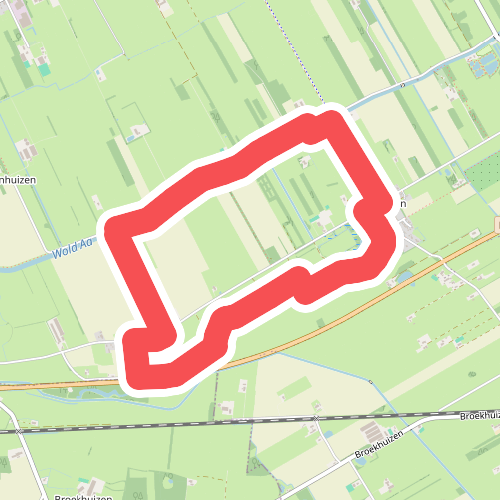 Wandelommetje Berghuizen groene route 6 kilometer