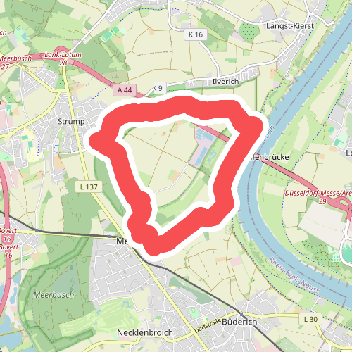 Flughafenbrücke Rundweg A2