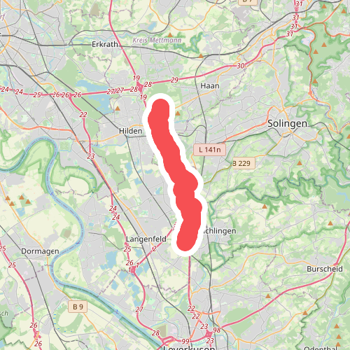Naturfreundeweg Gerresheim-Leichlingen