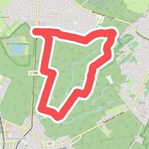 Schlebusch Stadtbahn Rundweg A2