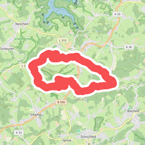 Wanderparkplatz Bechener Esel Rundweg E1