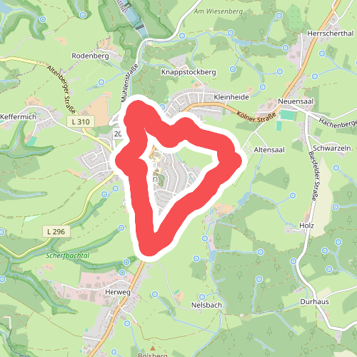 Wanderparkplatz Bechener Esel Rundweg E2