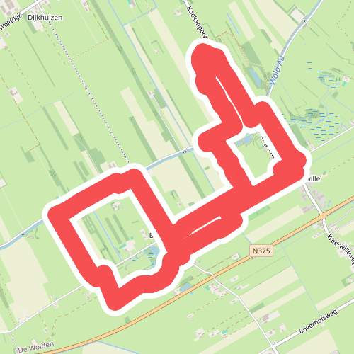 Wandelommetje Berghuizen rode route 9 km