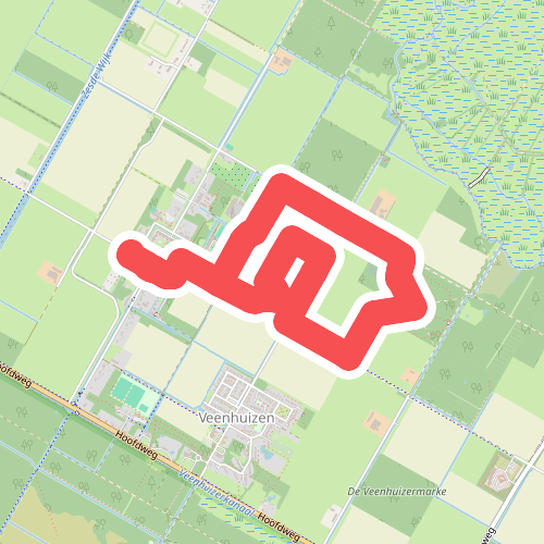 Gele route - Sterrebosroute Veenhuizen