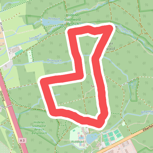 Laufstrecke Schnecke (Hildener Stadtwald)