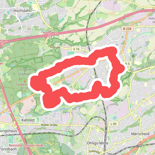Neanderlandsteig Entdeckerschleife Haaner Innenstadtroute