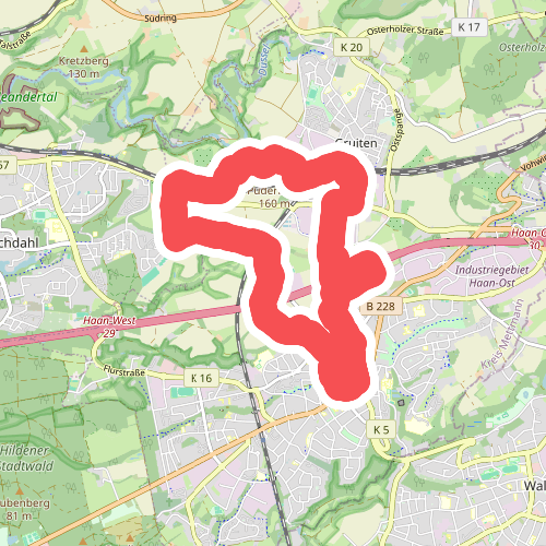 Neanderlandsteig Entdeckerschleife Haan Gruiten-Süd