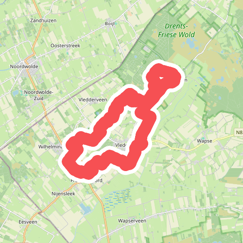 Doldersum - Frederiksoord - Urnenveld