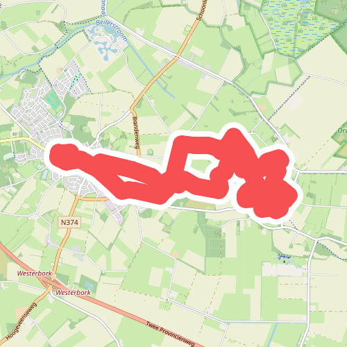 Wandelroute Westerbork-Orvelte v.v.