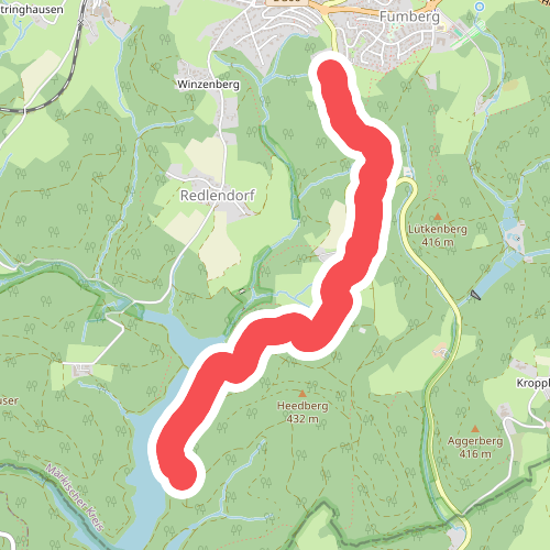 Raute1 Meinerzhagen - Aggertalsperre