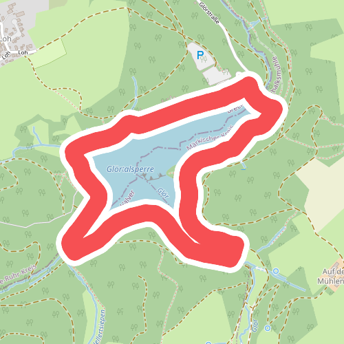 Glörtalsperre Rundweg A1