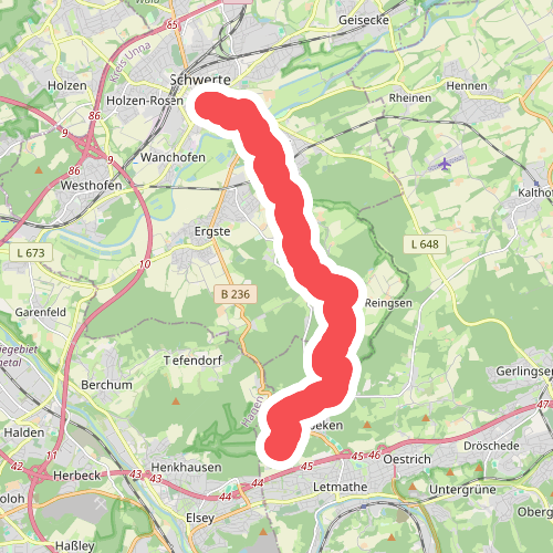 Schwerte Rathaus - Letmathe Humpfertturm