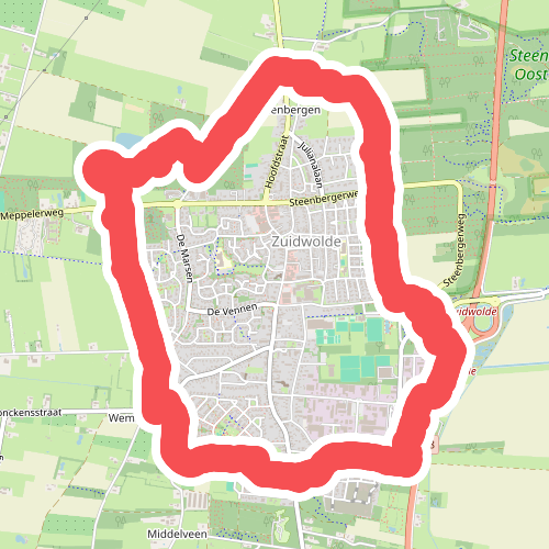 Vlinderommetje Zuidwolde - 7,5 Kilometer