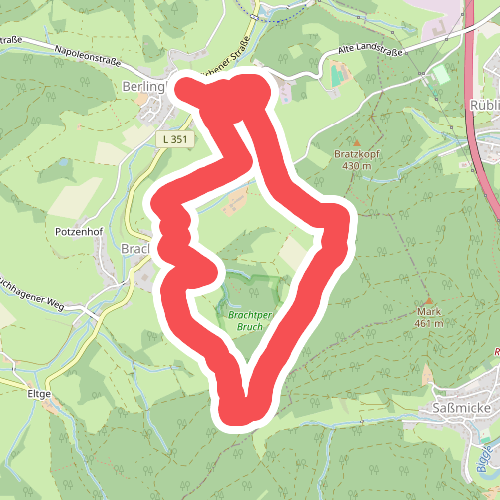 Drolshagen Rundweg A6 (Berlinghausen)