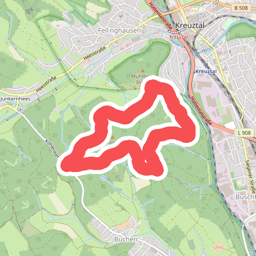 Bismarckeiche Rundweg A2 (Um den Kohlenberg)
