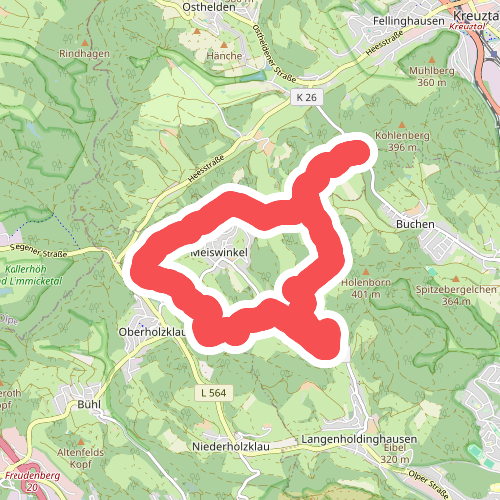 Bismarckeiche Rundweg A4 (Rund um Meiswinkel)
