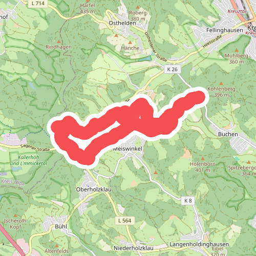 Bismarckeiche Rundweg A5 (Zur Heesquelle)