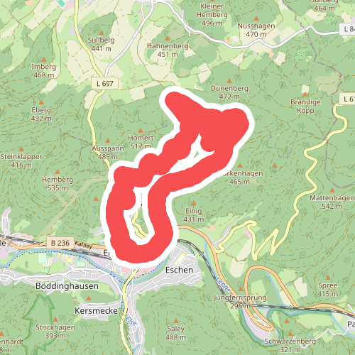 Eiringhausen Rundweg Balken