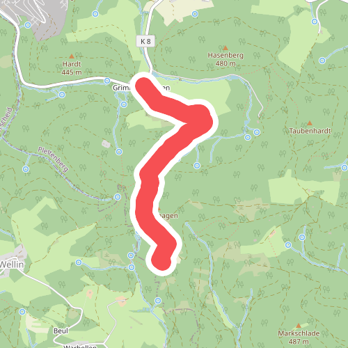 Hüttenweg Grimminghausen - Wiehardt