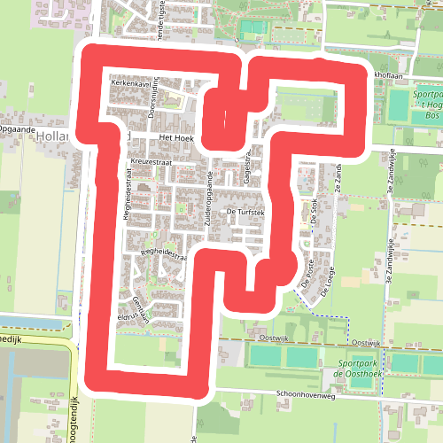 Cultuurhistorische Wandelroute 'Allee' Hollandscheveld - 5 Kilometer