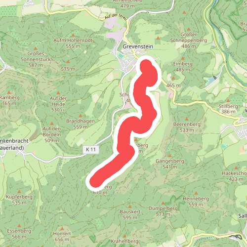 Höhenflug - Zugang Grevenstein