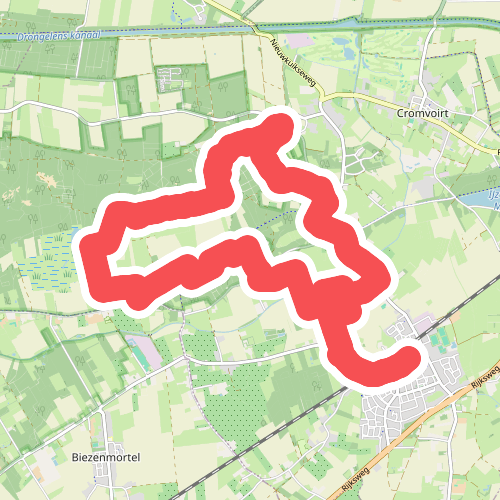 Van Gogh NP wandelroute Helvoirt