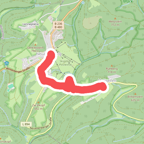 Naturfreundeweg Neuastenberg - Mollseifen