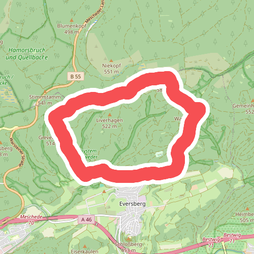 Buchplette Rundweg A8