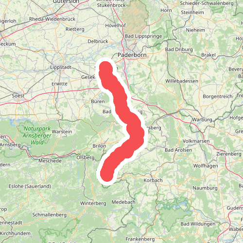 X15 Uplandweg (Etappen 1-3)