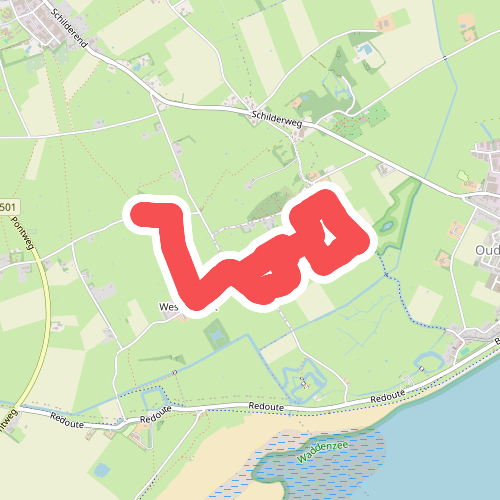 Paadjes van De Waddel tot Brakestein (groen)