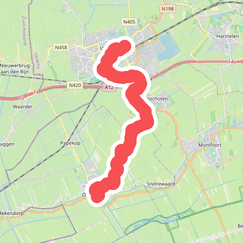 Woerden station - Oudewater · Floris V-pad etappe 5