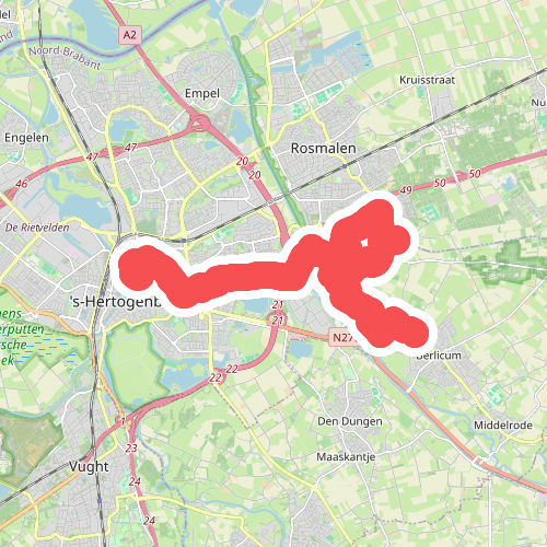 Berlicum - Den Bosch (Etappe 13 - Langs de Brabantse Aa)