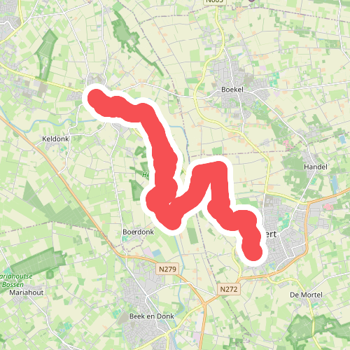 Gemert - Erp (Etappe 9 -Langs de Brabantse Aa)