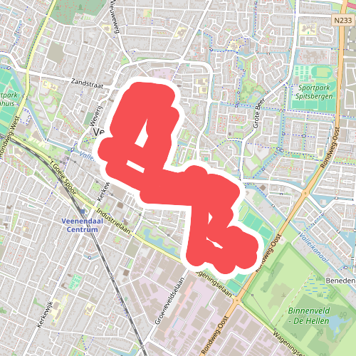 Wandelroute Veenendaal Centrum