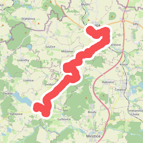 [Č] Mirovice - Myštice