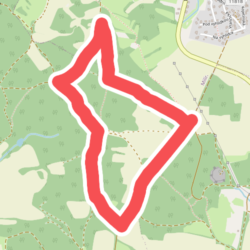 Naučná stezka Milín - Vrančice - sportovně rekreační okruh