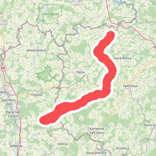 [Z] Onšov - Košetice - Hořepník - Žlíbek