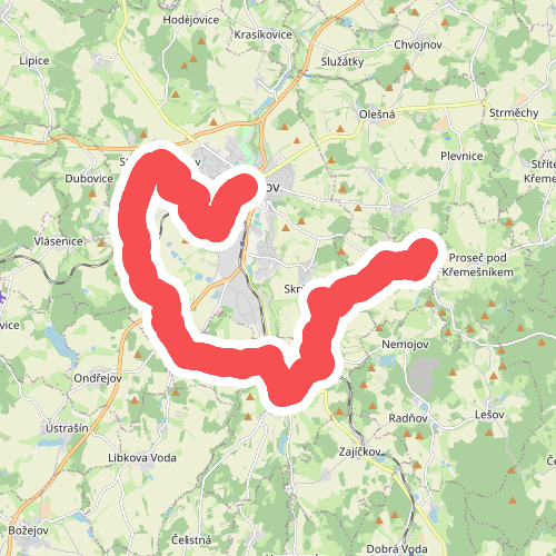 [Ž] Na Nivách - Pelhřimov nám.