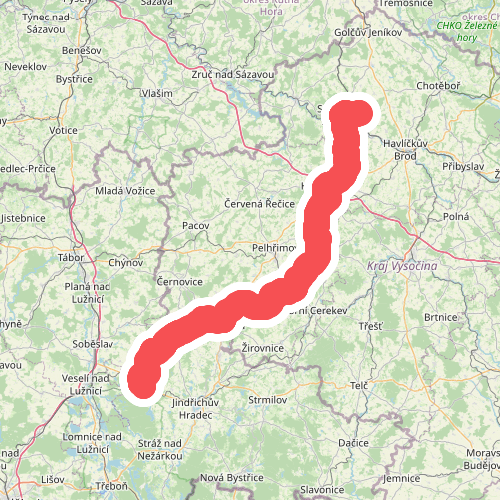 [M] Kamenice n. Lipou - Lipnice n. Sázavou