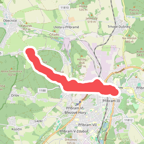 [Ž] Příbram - Oseč